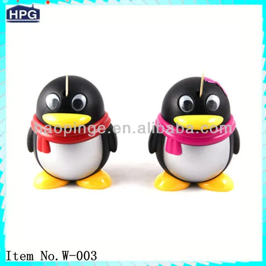 Penguin Automatic Toothpick Holder