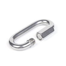 China Stainless steel carabiner with round hole Manufactory