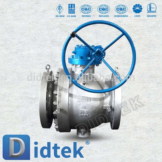 High Shut-Off Sealing Trunnion Ball Valve