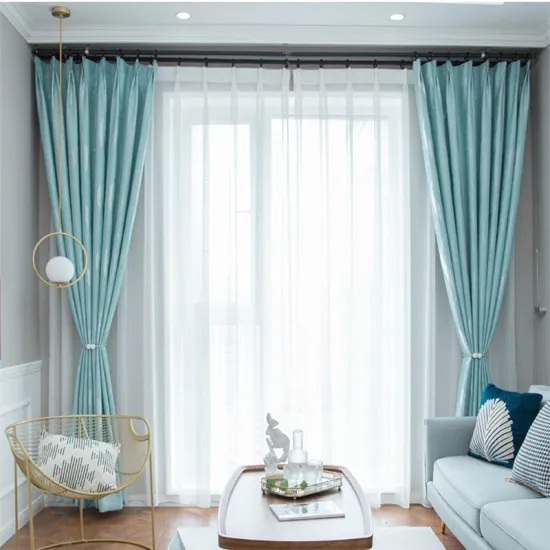 Hot Selling Nordic Style Linen Curtains for Living Room - Blackout Effect