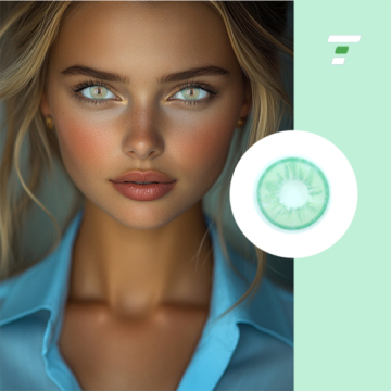 Professional commissioned to correct myopia contact lenses