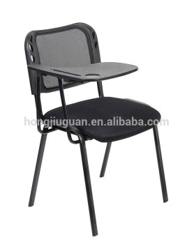 low price visitor chair with waiting pad,student chair with writing pad