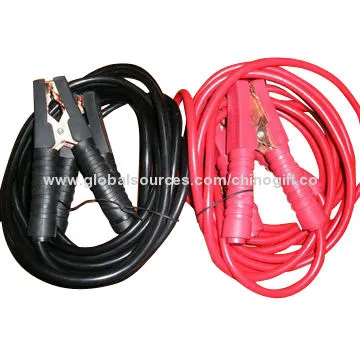 Jumper cables for emergency start bottle, motors, wire and car battery line