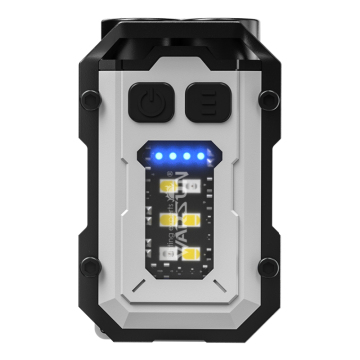 Warsun G9 Pocket New Design: A Versatile 1000 Lumen Rechargeable Torch and Power Bank with Aluminium Construction and Multi-color Flashlight Capability