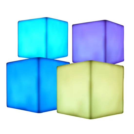 Waterproof Rechargeable LED Cube Outdoor Color Changing Luminous Night Light