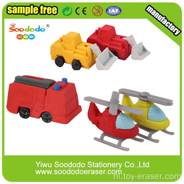 Graafmachine Truck Car Shaped Puzzel Crazy Erasers