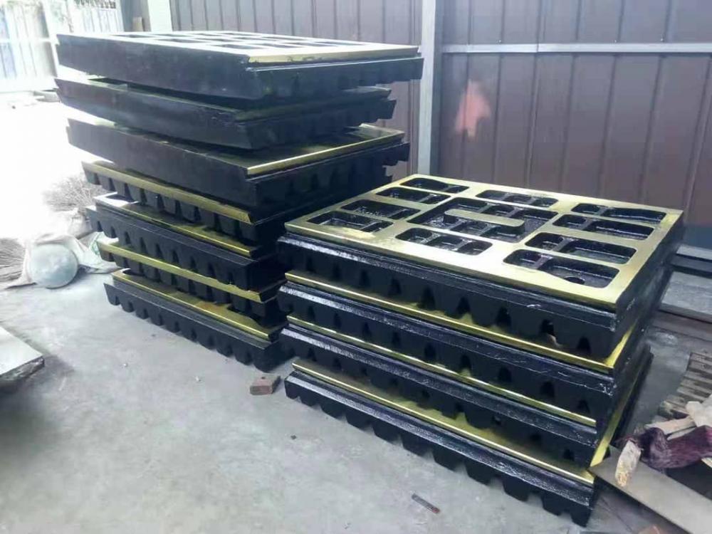 C125 stone jaw crusher wear parts jaw plate