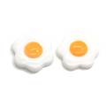 Kawaii Fried Egg Shaped Resin Cabochon For Handmade Craftwork Beads Charms DIY Phone Shell Decor Spacer Slime