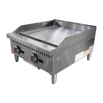 Stainless Steel Non Stick Cast Iron Gas Grill Griddle with Fryer