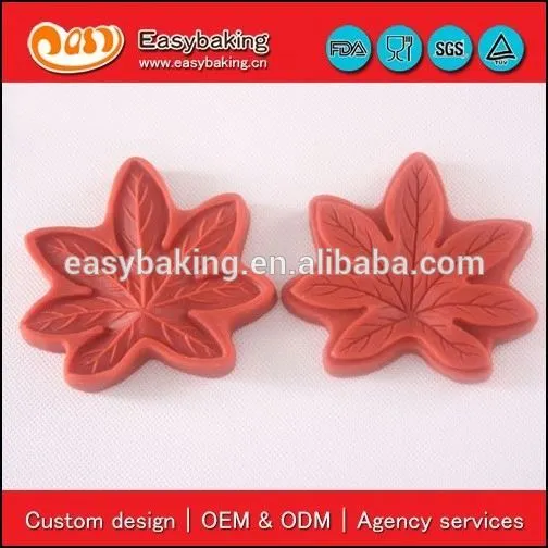 Best seller fondant cake decoration leaf veiner silicone mold