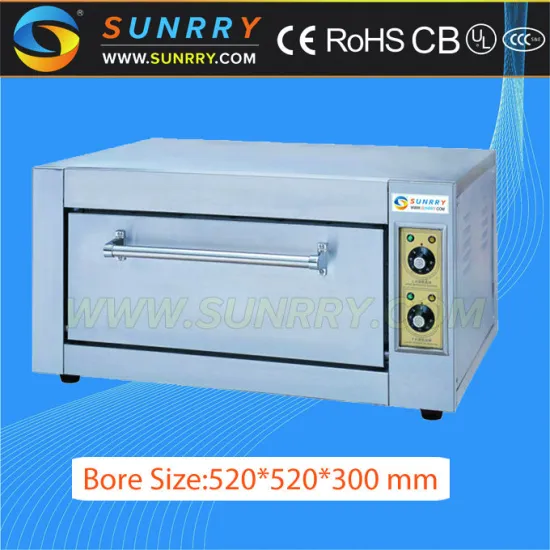 Professional stainless steel bakery equipment single deck industrial turkey electric oven for bread price