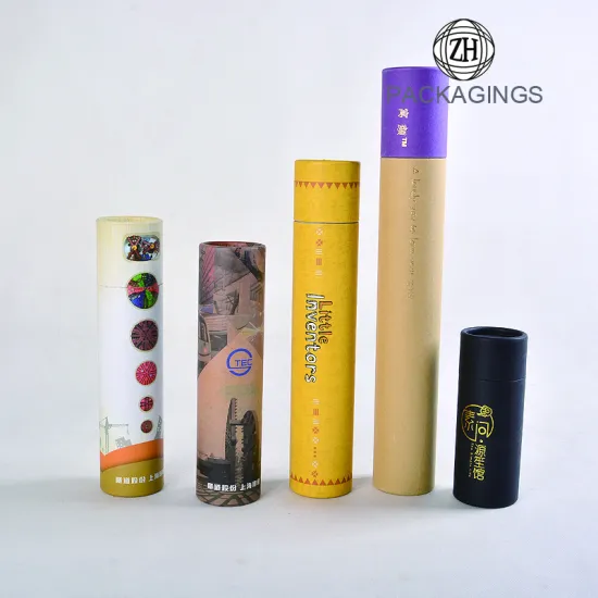 Custom round cylinder gift packaging box