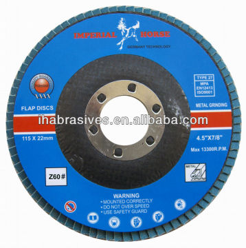 flap dis,115x22MM,80M/S, for INOX, stainless steel