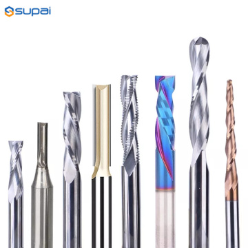 Ukiran kayu kustom sedikit cnc endmill untuk kayu