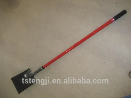 steel shovel with fiberclass handle steel shovel