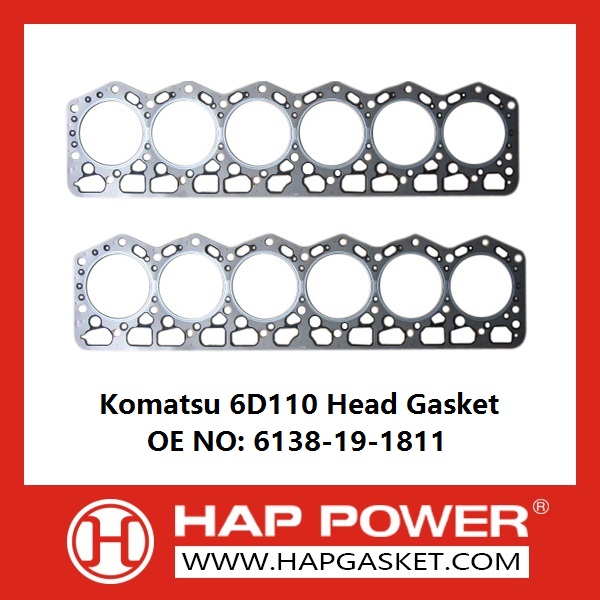 Hap Ko 022 Komatsu 6d110 Head Gasket 6138 19 1811