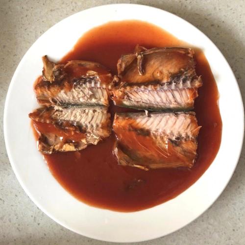 Canned Mackerel Fish In Hot Tomato Sauce 14.75oz