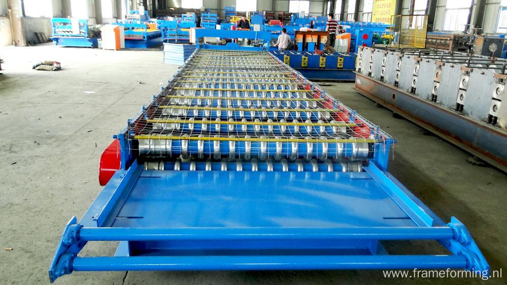 1200 Corrugated Sheet Making Machine Roll Forming Machine