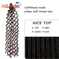 Pré-loop Africano Bounce Sintético Crochet Hair Faux Locs