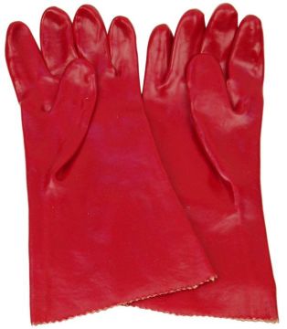 Red Working Labor Glove with CE Approval