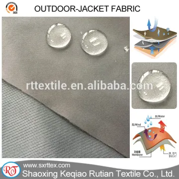 polyester Knitted TPU laminated outdoor jacket fabric