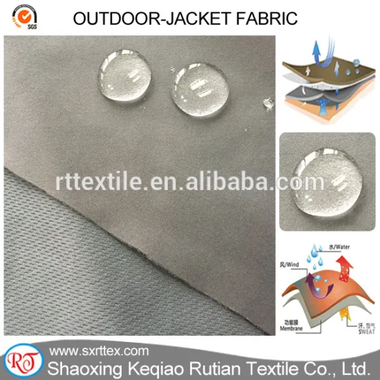polyester Knitted TPU laminated outdoor jacket fabric
