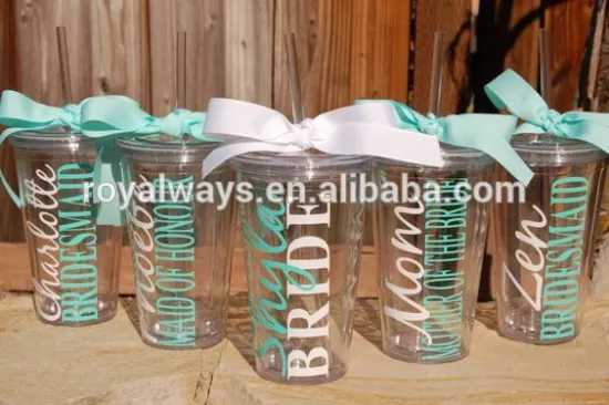 modern lifestyle party cup ,color paper inside