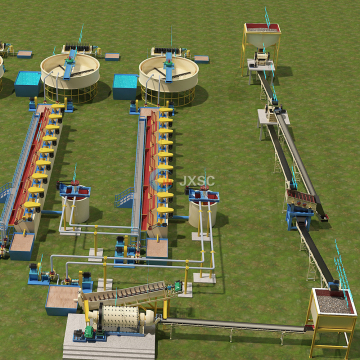 Phosphorus Processing Plant: Mineral Extracting, Mining, and Flotation Separation