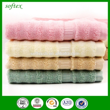 water wave jacquard woven bamboo fiber bath towels