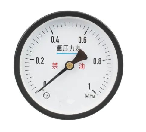 back connection price general medical oxygen chamber pressure gauge