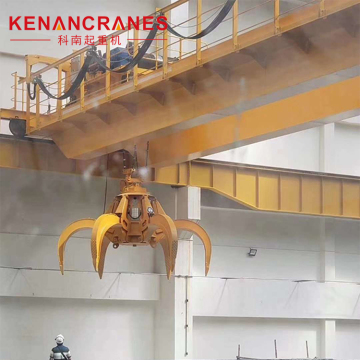 10 ton en 20 ton hydraulische emmers voor fabrieksafvalafhandeling - brug overhead kranen te koop