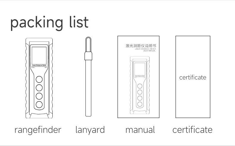 Package Of Laser Distance Meter 12