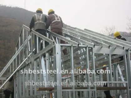 light steel construction prefabricated house