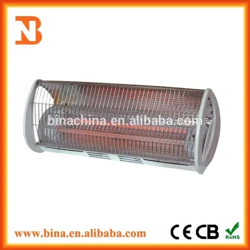 2 tubes electric quartz glass tube infrared heater 220v