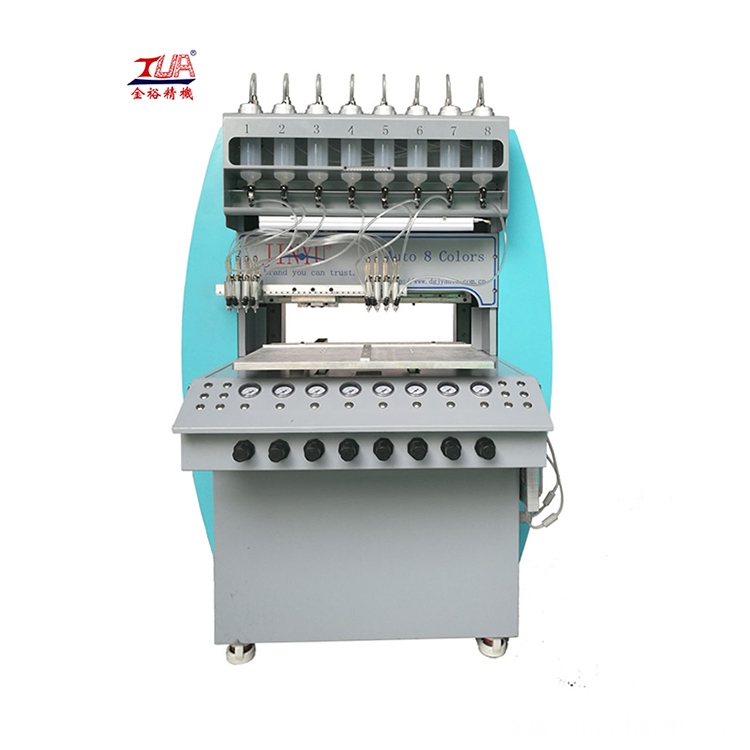 8 color pvc silicone dispensing machine