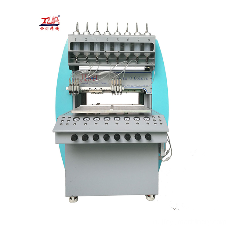 8 Color Pvc Silicone Dispensing Machine