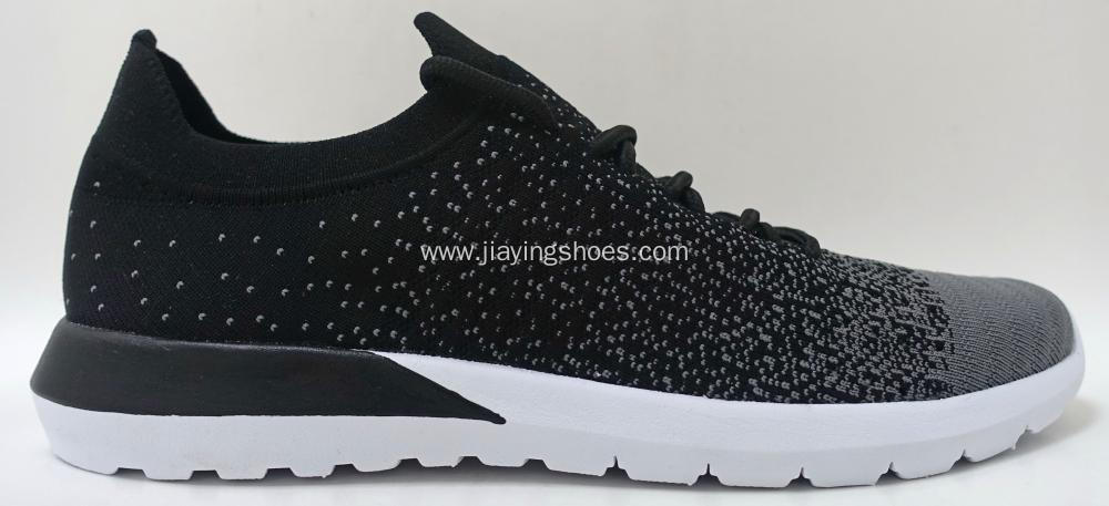 fashion breathable flyknit running shoes