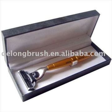 Gold color metal razor DTM012