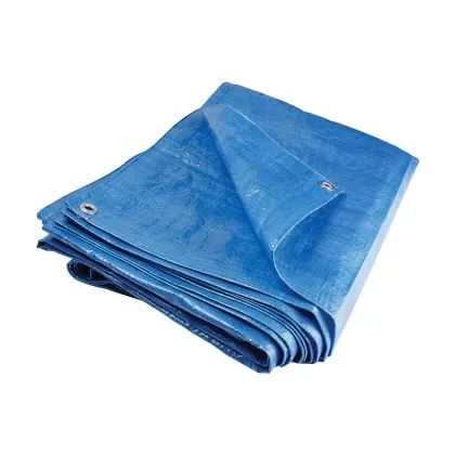 Economy PE Tarpaulin Blue 90gsm