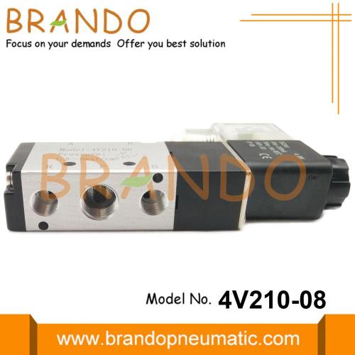 12 Volt 4V210-08 Solenoid Valve For Pneumatic Cylinder