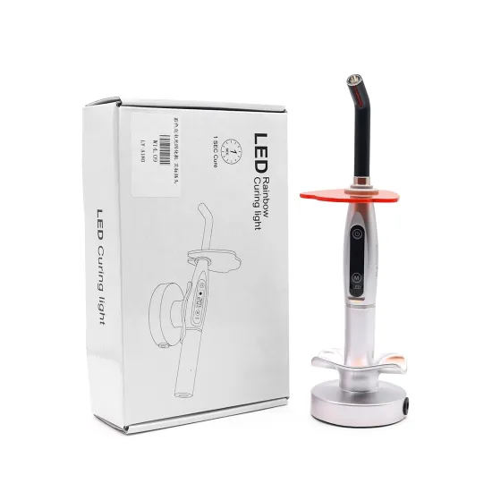Wireless Dental LED Rainbow Curing Light - 1 Second Cure Device