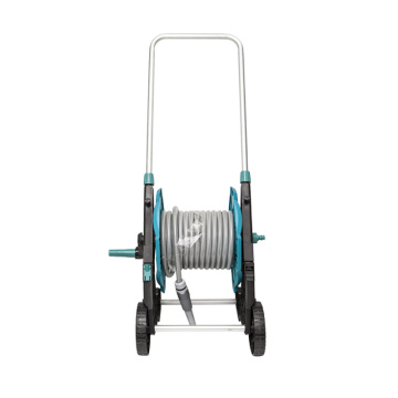 retractable 2 wheel water hose reel cart garden supplies pressure washer irrigation system gardena rewind