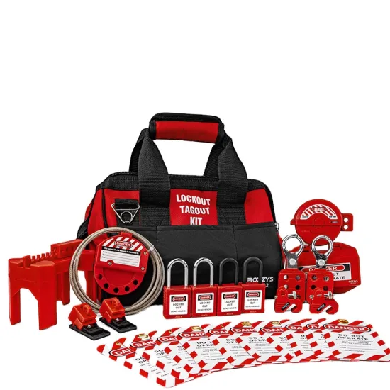 BOZZYS 26-Pack Lockout Tagout Kit for Electrical Safety and Misoperation Prevention