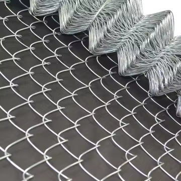 Malla de ciclón de la cerca de cadena galvanizada de cadena caliente