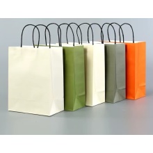 Eco-Friendly Custom Printed Kraft Paper Bags Wholesale, Biodegradable Shopping Bags for Retail Gift Food Packaging, Bulk Brown P