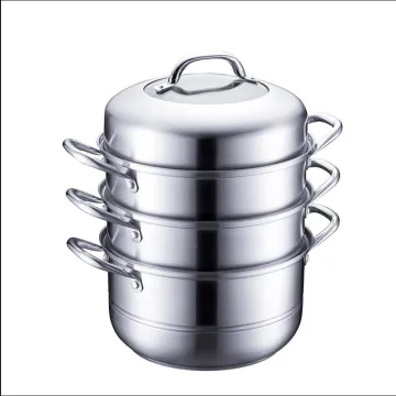 304 Stainless 3 Layer Steamer Pot