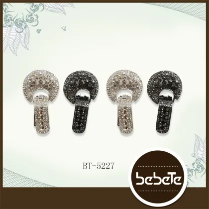 crescent shaped crystal buttons for mink coat