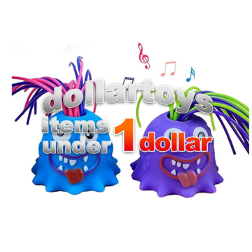 1 Dollar Promotion: Fun Hair-Pulling Little Monster Fidget Toy with Sound Effects