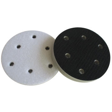 5 Inch 125MM 6-Hole 12mm Thick Hook and Loop High Density Sponge Pad for Power Tools