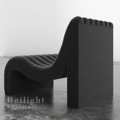 S-Shaped Love Sofa: Modern Designer Furniture